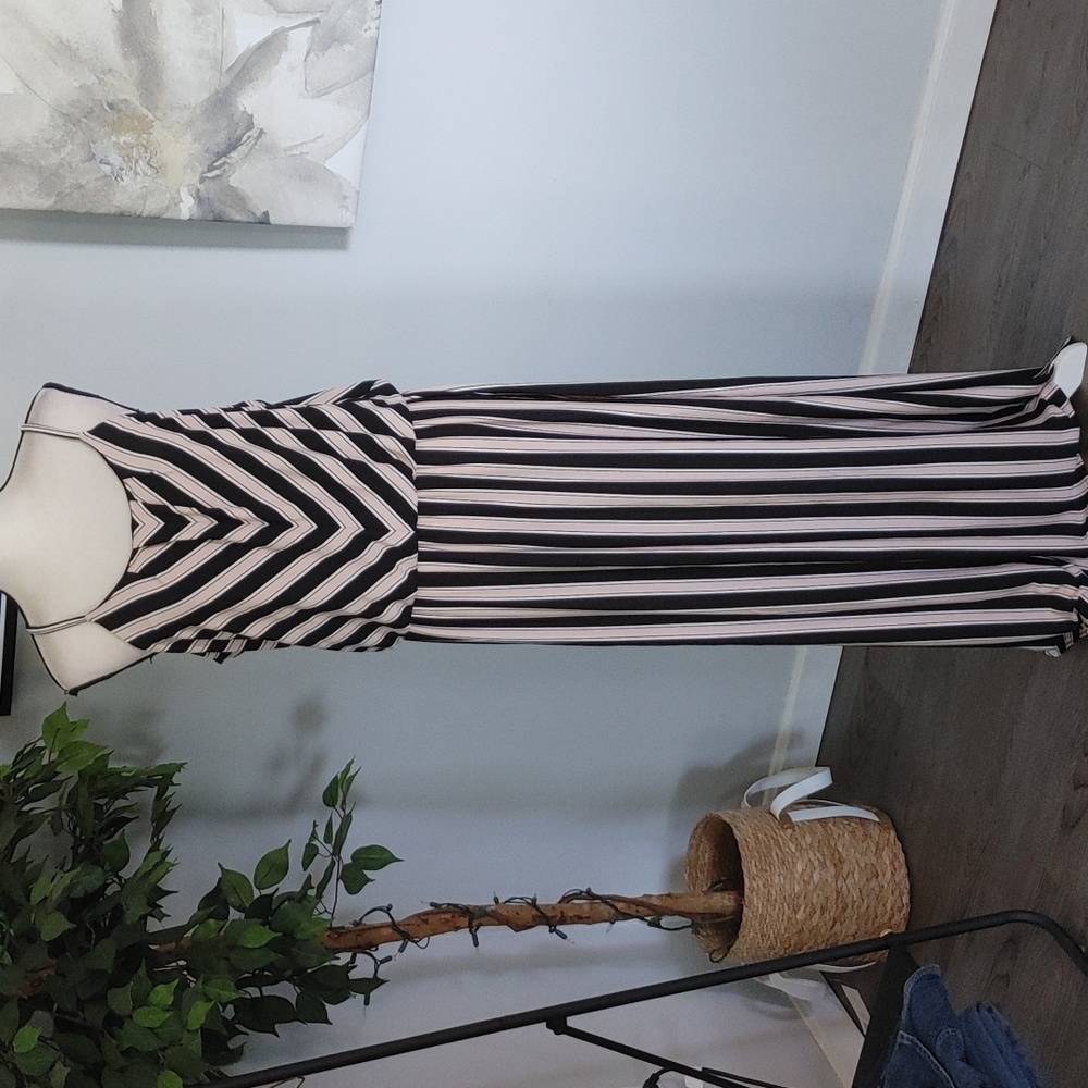 Maurices Striped Maxi Dress XL